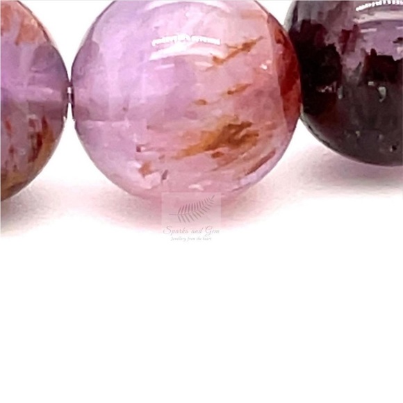 Purple Phantom Quartz Bracelet - Picture 6 of 6